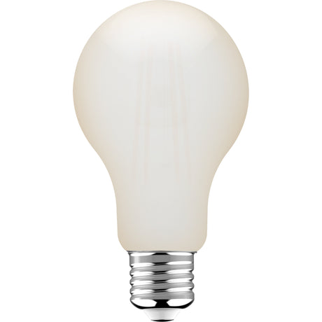 LED Filament Lamp E27 1521 lumens - 11W - Warm white 2700K - A70 Pear shape - Opal glass
