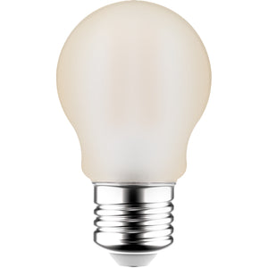 LED-Filamentlampe E27, 470 Lumen, 4,5 W, warmweiß (2700 K), G45-Kugel, Opalglas