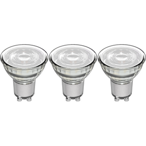 LED Spot GU10 - 345 lumens - Cool white 4000K - 4W replaces 50W - 3 pieces