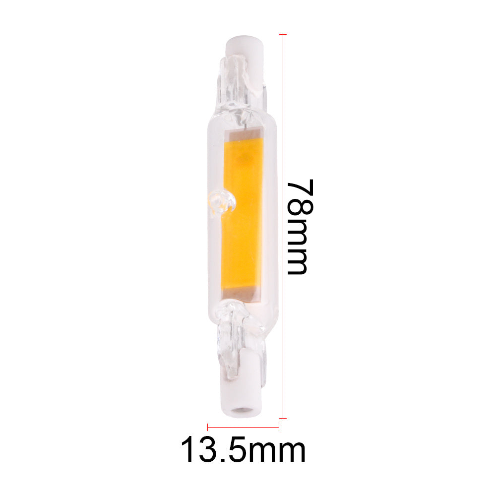 R7s bar lamp warm white 2700K | 78x14mm | LED 4W=40W halogen light - 400 Lumen