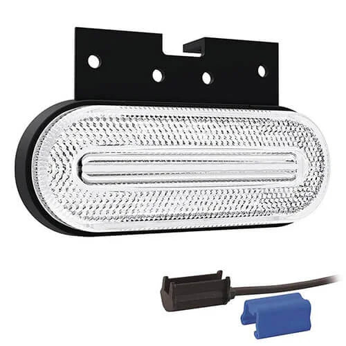 LED-Begrenzungsleuchte weiß | 12-24V | 0,75mm² Stecker |