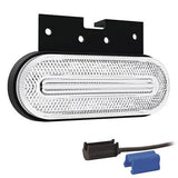 LED-Begrenzungsleuchte weiß | 12-24V | 0,75mm² Stecker |