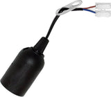 10 x Bewegliche Fassung E27 mit Klemmenblock - Set mit 10 E27-Lampenfassungen max. 60W 