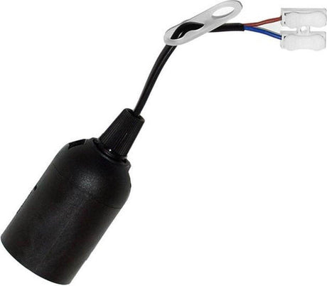 10 x Bewegliche Fassung E27 mit Klemmenblock - Set mit 10 E27-Lampenfassungen max. 60W 