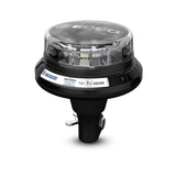 LED R65 Rotating Beacon 12-24V Amber/Transparent/CISPR/IP69K/Snap-On | EB5103CA