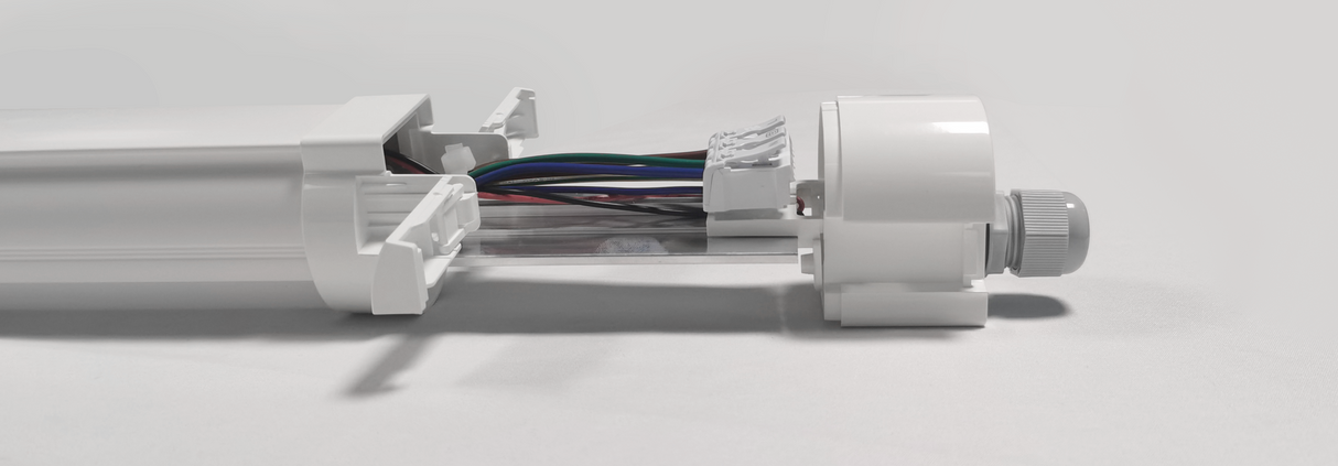 LED Tri-proof Armatuur 1200mm 5400lm 20W-36W - Koelwit 4000K - Koppelbaar - IP65 IK10 - 9 stuks - 230V