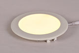 Recessed spotlight - downlighter round Ø 170mm | LED 12W=96W halogen lamp | cut-out Ø 150mm | warm white 3000K