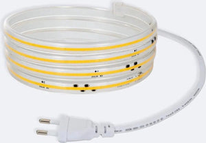 COB-LED-Lichtschlauch 230 V – Warmweiß 3000 K – 10 W/m – 1000 lm/m – IP65 – Zuschneidbar – 50-m-Rolle