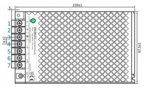 LED-Treiber 12 Volt DC - 12,5A | 150 Watt | IP20 – drinnen