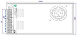 LED-Treiber 12 Volt DC - 29A | 350 Watt + Zwangskühlung | IP20 – drinnen