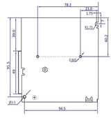 LED driver 12 Volt DC - 6A | 72 Watts | IP20 - indoors