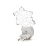 Night light RGB snowflake | day night sensor | 7 colors light 0.5W