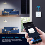 WiFi Smart Switch smart switch | 2 light points - built-in - touch control - glass | 230V 10A