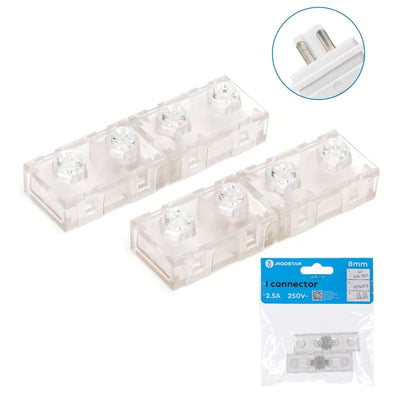 Lichtslang connector 2 stuks 230V AC, compleet