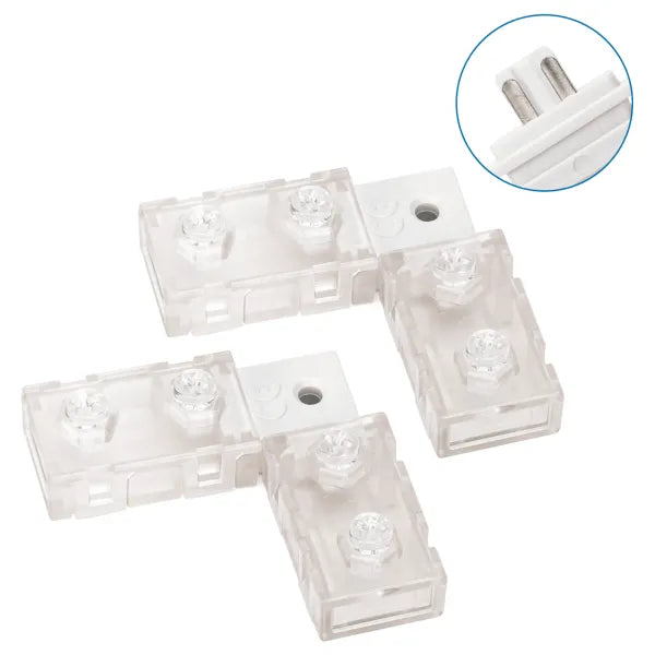 Light string L-connector 2 pieces 230V AC - complete 