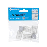 Light string L-connector 2 pieces 230V AC - complete 