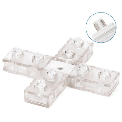 Lichtslang kruis-connector 230V AC, compleet