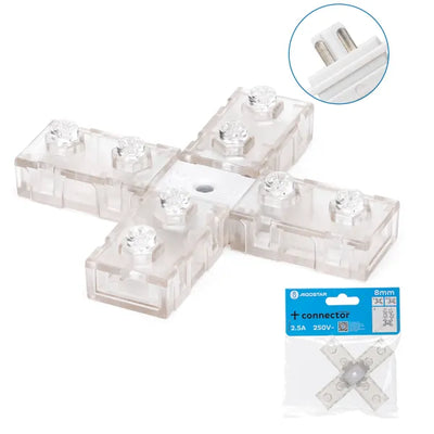 Lichtslang kruis-connector 230V AC, compleet