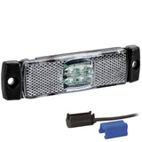 LED-Begrenzungsleuchte weiß | 12-24V | 0,75mm² Stecker |