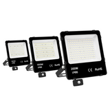 LED Schijnwerper 150W - 22.500 lm - Koelwit 4000K - 150 lm/W - 90° - Bewegingssensor - Sosen driver - IP66 - Terrein- & Gevelverlichting - 5 jaar garantie