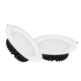 LED downlight 9W Ø115mm voor- en achterkant