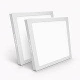 LED Opbouwpaneel vierkant 300×300mm 24W - Warmwit 3000K - 2040 lm - 120° - IP41 - CRI80 - 20 stuks - 230V