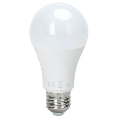 LED lamp E27 met dag/nacht- en bewegingssensor, 9W vervangt 62W, warmwit 3000K