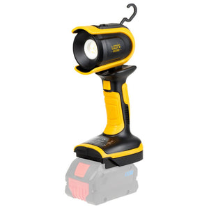 18V Akku-Arbeitsleuchte – 500 Lumen – Dimmbar – Kaltweiß 5000K – Inkl. Netzteil – Für Bosch, Makita, Einhell, Metabo