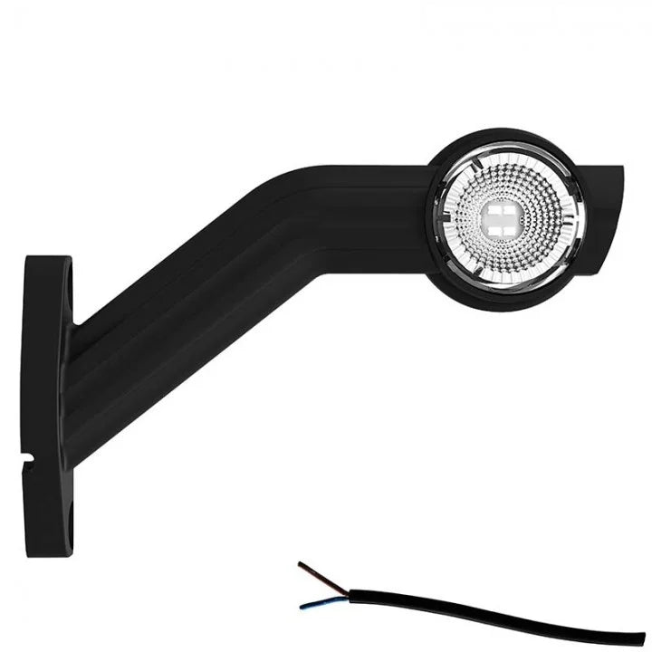 Links | LED-Breitenleuchte mit abgewinkeltem Griff | 12-24V | 20cm Kabel | M10BV-701RWA