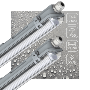 2 PACK - LED's Light LED TL armatuur 150 cm compleet met LED TL buis - 2880lm