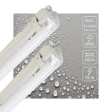 2 PACK - LED's Light LED TL verlichting met sensor 60 cm - Bewegingssensor en nachtsensor - Waterdicht - 1100 lm