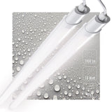 2 PACK - LED's Light TL Licht balk 120 cm - Geschikt voor alle binnen en vochtige ruimtes - 18W - IP65
