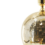 Tischlampe - Discokugel - Glas - Gold - 20x20cm