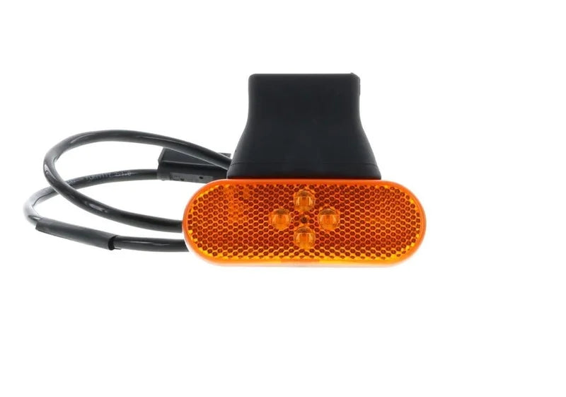 LED marker light amber | ADR | 24v | 100cm. cable | 1.5mm². connector | 104650