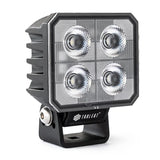 Quadratische LED-Arbeitsleuchte | 3800 Lumen | 40 Watt | eingebauter deutscher Stecker | 9-36 Volt | WF-4038V