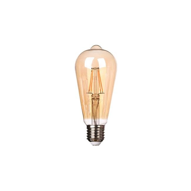 Carbon filament lamp E27 - 3-step dimmable - ST64 LED 6W~60W traditional lighting - 2700K warm white