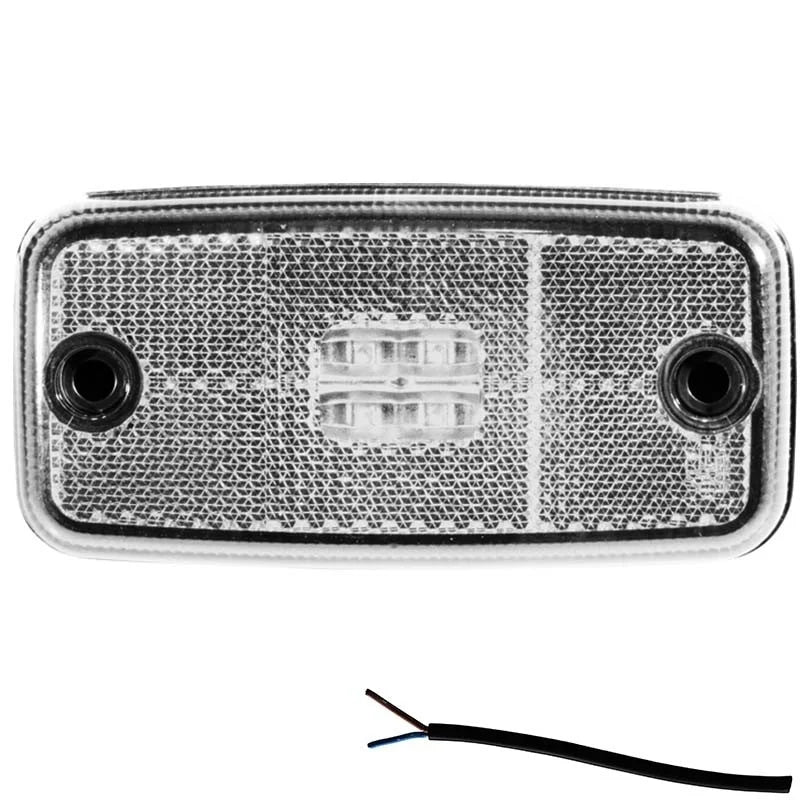 LED marker light white 12/36V 0.5m cable | M10MV-600W
