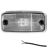 LED marker light white 12/36V 0.5m cable | M10MV-600W