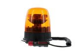 LED R65 Rundumleuchte gelb 12/24V Magnetfuß + Saugnapf, drehbar | D14485