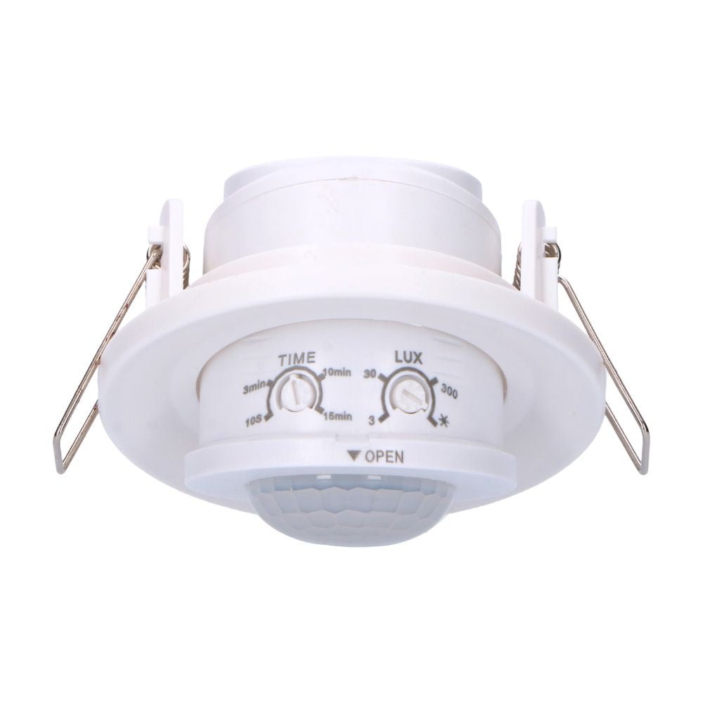 LED-Einbau-Bewegungsmelder – 0 bis 1200 W – Erfassungsbereich von 8 Metern