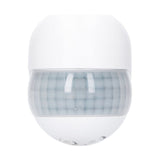 PIR-Bewegungsmelder – 12 m Reichweite – 180° Erfassungswinkel – Schutzart IP54 – Für den Innen- und Außenbereich geeignet – 2000 W