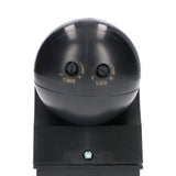 LED's Light 2-in-1 Bewegungsmelder mit 12 Metern Reichweite - Für den Innen- &amp; Außenbereich - Wandmontage - Schwarz 