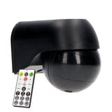 LED-Bewegungsmelder mit Fernbedienung (2-in-1) – erkennt Dämmerung und Bewegung – Schwarz