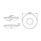 2-in-1 motion detector ceiling - Motion sensor &amp; Daylight sensor - 6-meter range 