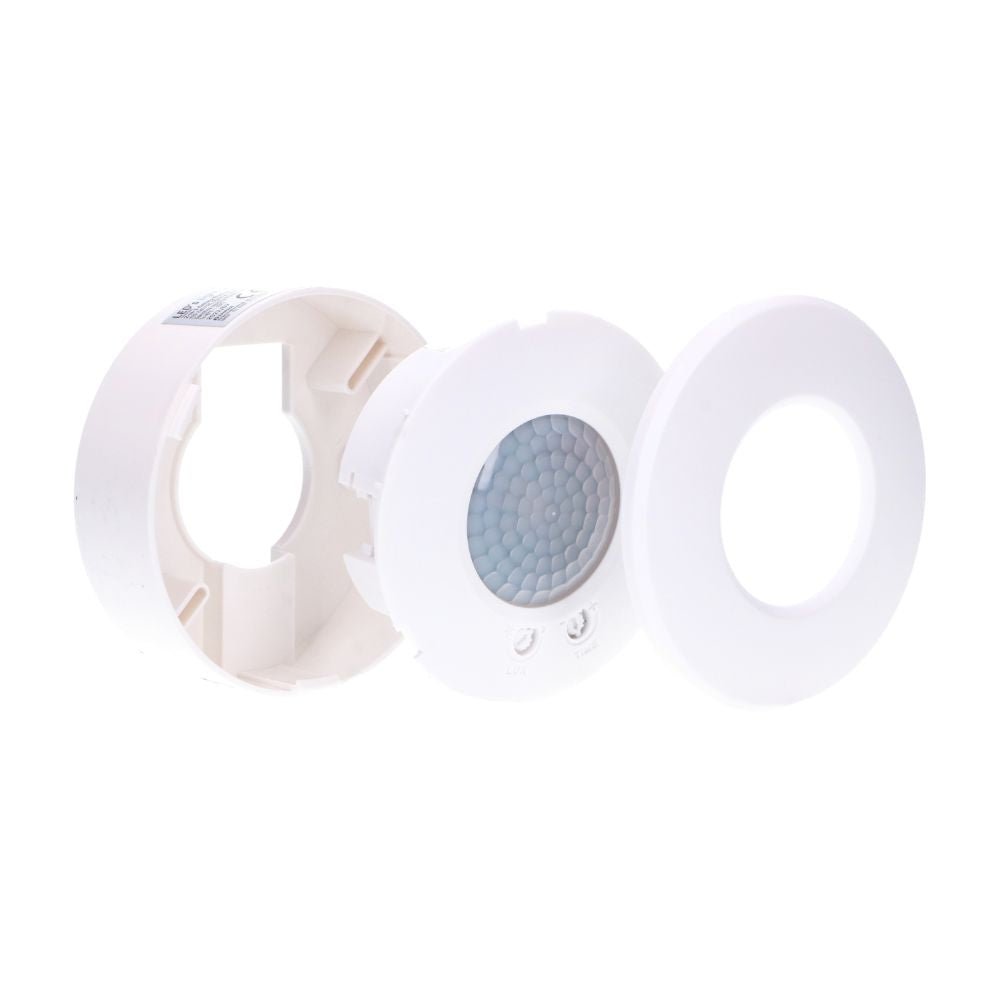 LED-Licht-Deckenbewegungsmelder - Bewegungssensor und Tageslichtsensor - 360-Grad-Erkennung - 8 Meter Reichweite