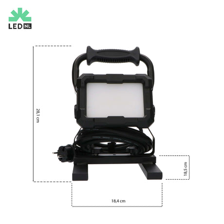LED's Work Professional LED Construction Lamp 2850 - Rough Service Tested - 5 meter cord - 30W - IP65