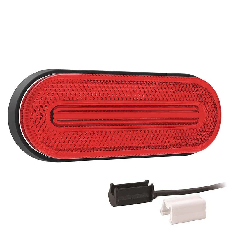 LED marker light red | 12-24v | 1.5mm². connector | M10MV-720R