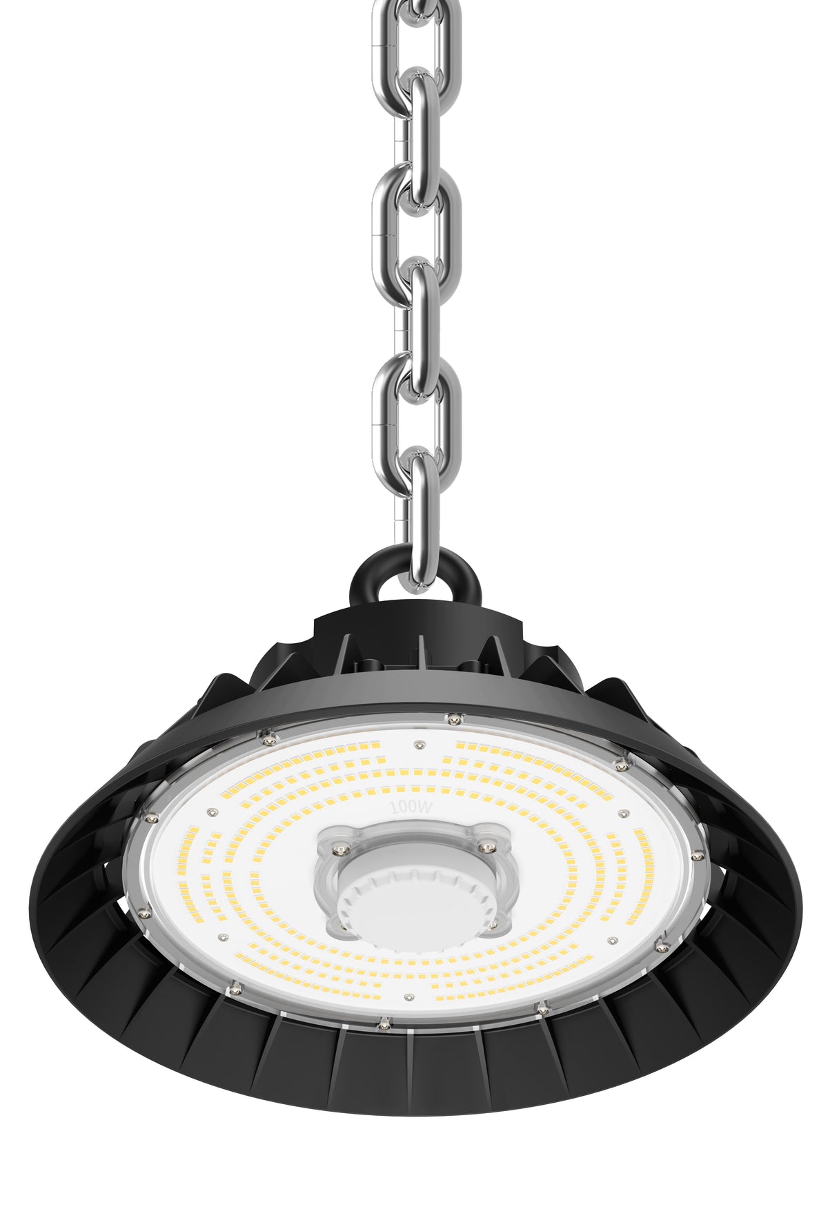 UFO LED Highbay 100W 14000lm - Warmwit 3000K - Bewegingssensor - Dimbaar 0-10V - IP65 - 230V