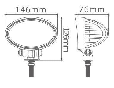 LED Werklamp 39 Watt OLLSON Heavy Duty