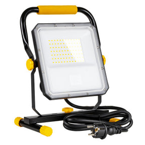 LED Werklamp 5500 lumen, 50W, Koelwit 4000K, 2 Stopcontacten, IP54, IK08